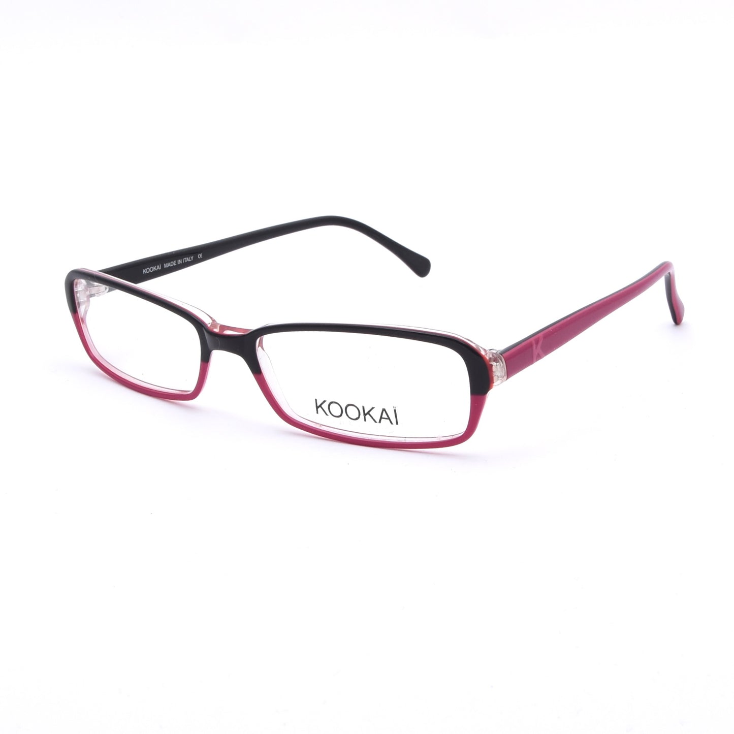 Neu ohne Etikett Kookai Brille Mod. Andro K168 - Schwarz/Fuchsia