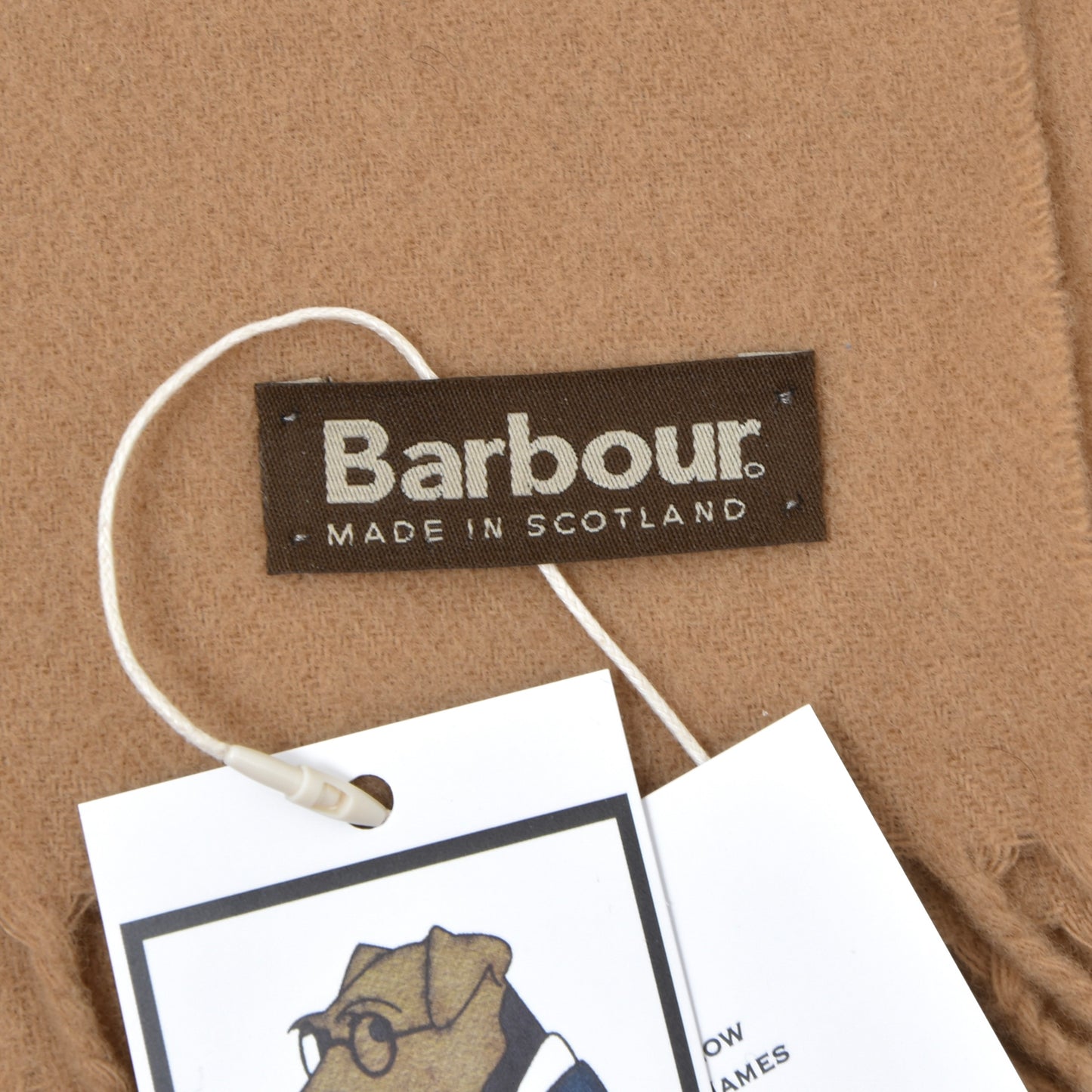 Barbour Wool Scarf ca. 148cm - Tan