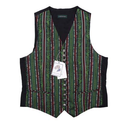 Lodenfrey Silk Vest/Trachtengilet Chest Size 50 ca. 51.5cm - Stripe