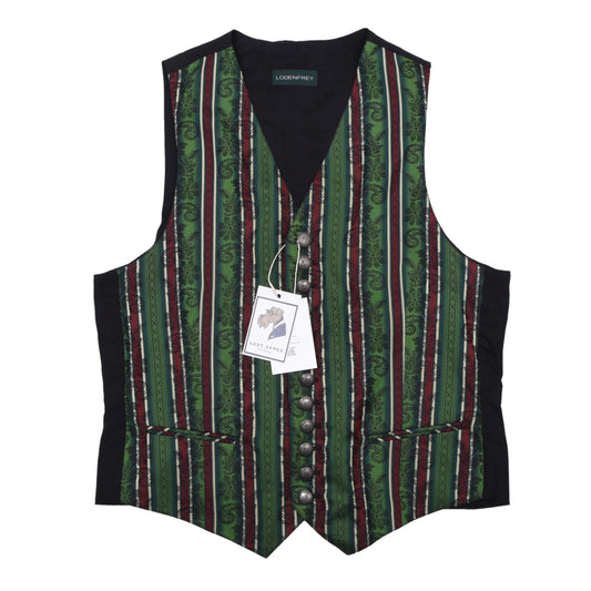 Lodenfrey Seidenweste/Trachtengilet Brustweite 50 ca. 51,5cm - Gestreift