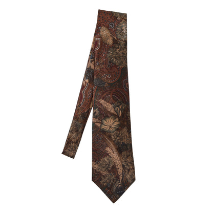 Lanvin Paris Vintage Silk Tie ca. 143.5cm/9.4cm - Floral