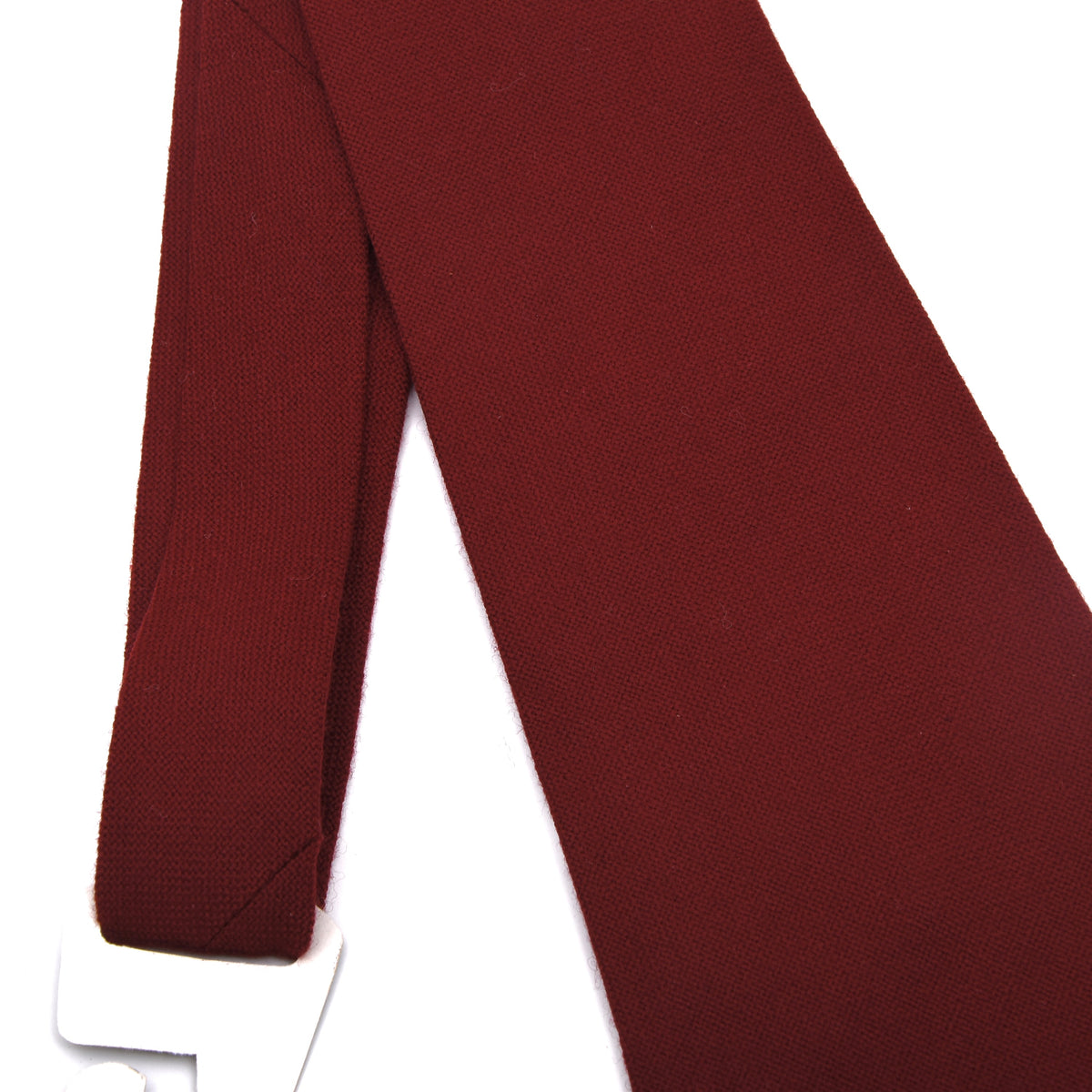 NOS Craigmill Krawatte 100% Schurwolle Made in Scotland – Classic Rot