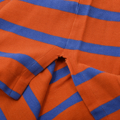 Polo Ralph Lauren 2x Polo Shirts Size M ca. 54.5cm - Blue/Orange Stripes