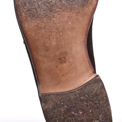 Meermin Wildleder-Slipper Größe 10E – Braun