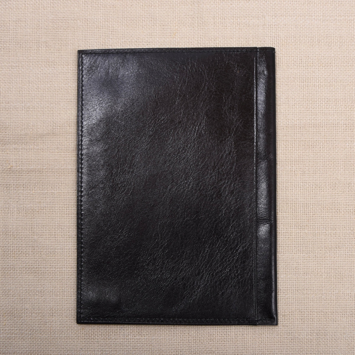 NOS Mano Handmade Leder Reisepasshülle - Schwarz