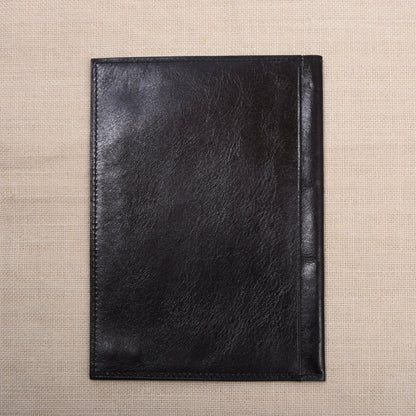 NOS Mano Handmade Leder Reisepasshülle - Schwarz