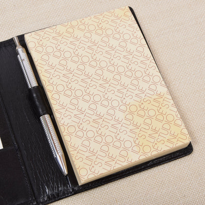 NOS Idé Studio Line x Broelemann Leather Notepad Wallet - Black