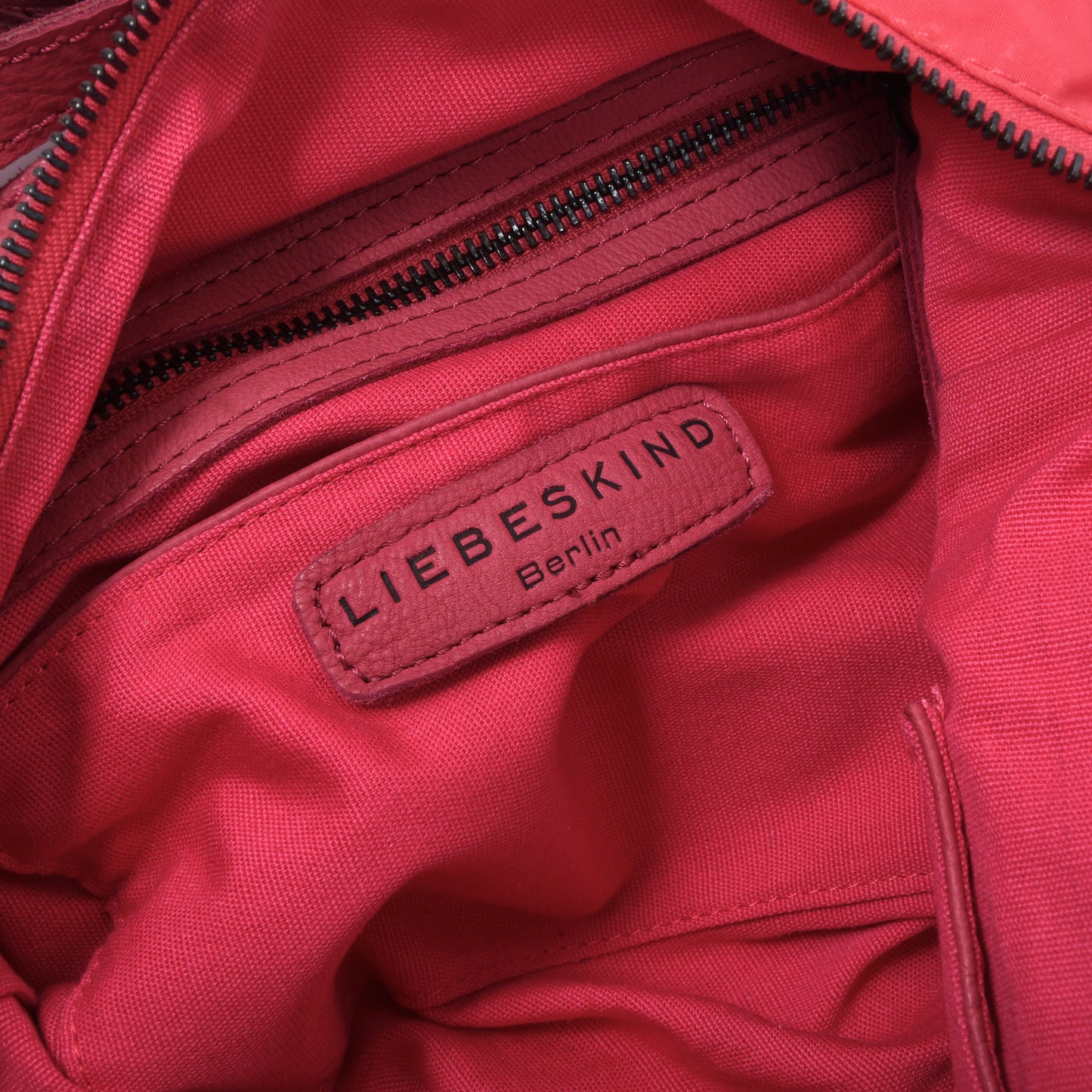 Liebeskind Nylon & Leather Crossbody Bag ca. 34cm - Pink