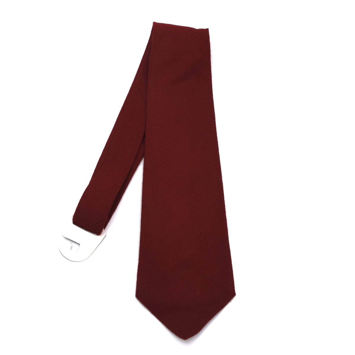 NOS Craigmill Krawatte 100% Schurwolle Made in Scotland – Classic Rot