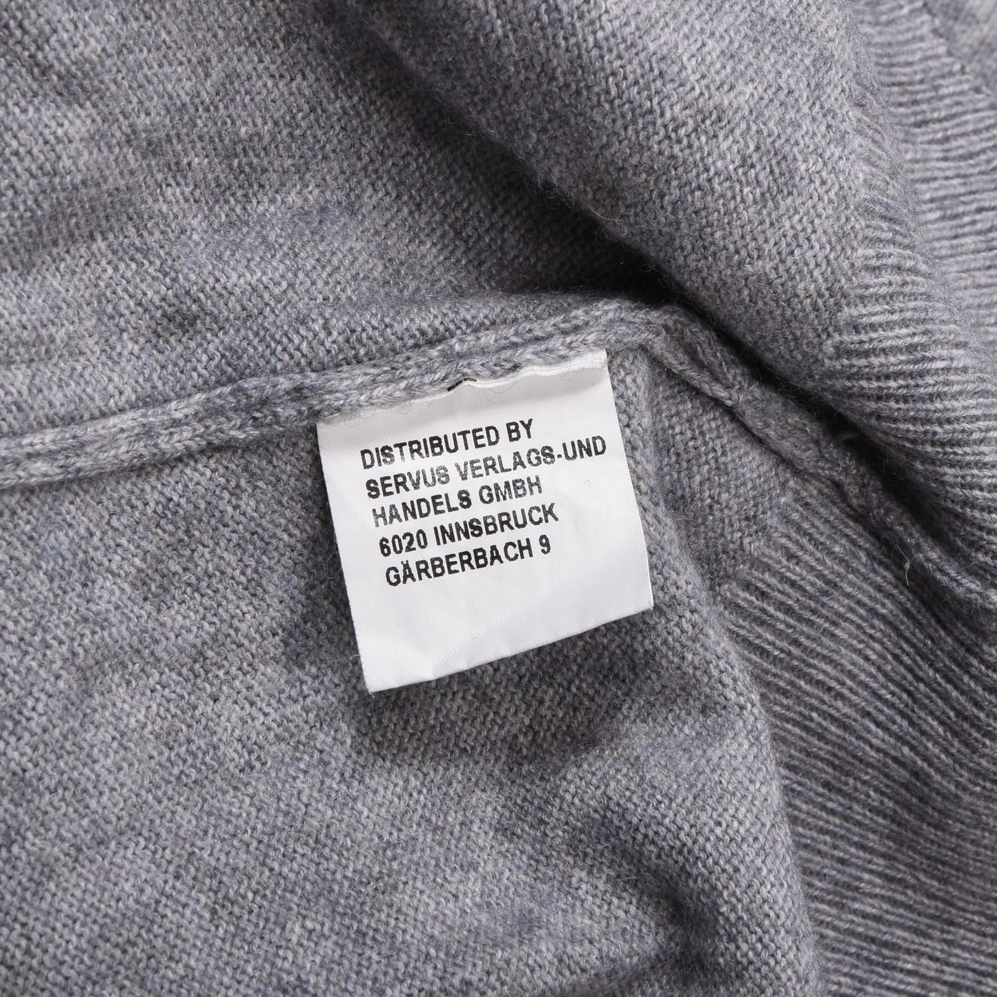 Royal Spencer 50% Silk 50% Cashmere Sweater Size L Chest ca. 54.5cm - Grey