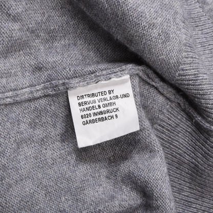 Royal Spencer 50% Silk 50% Cashmere Sweater Size L Chest ca. 54.5cm - Grey