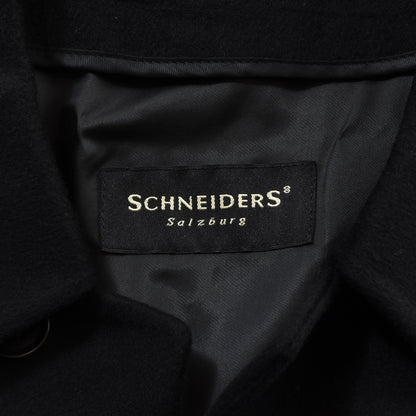 Schneiders Salzburg 100% Cashmere Overcoat Size 102 Chest ca. 67cm - Black