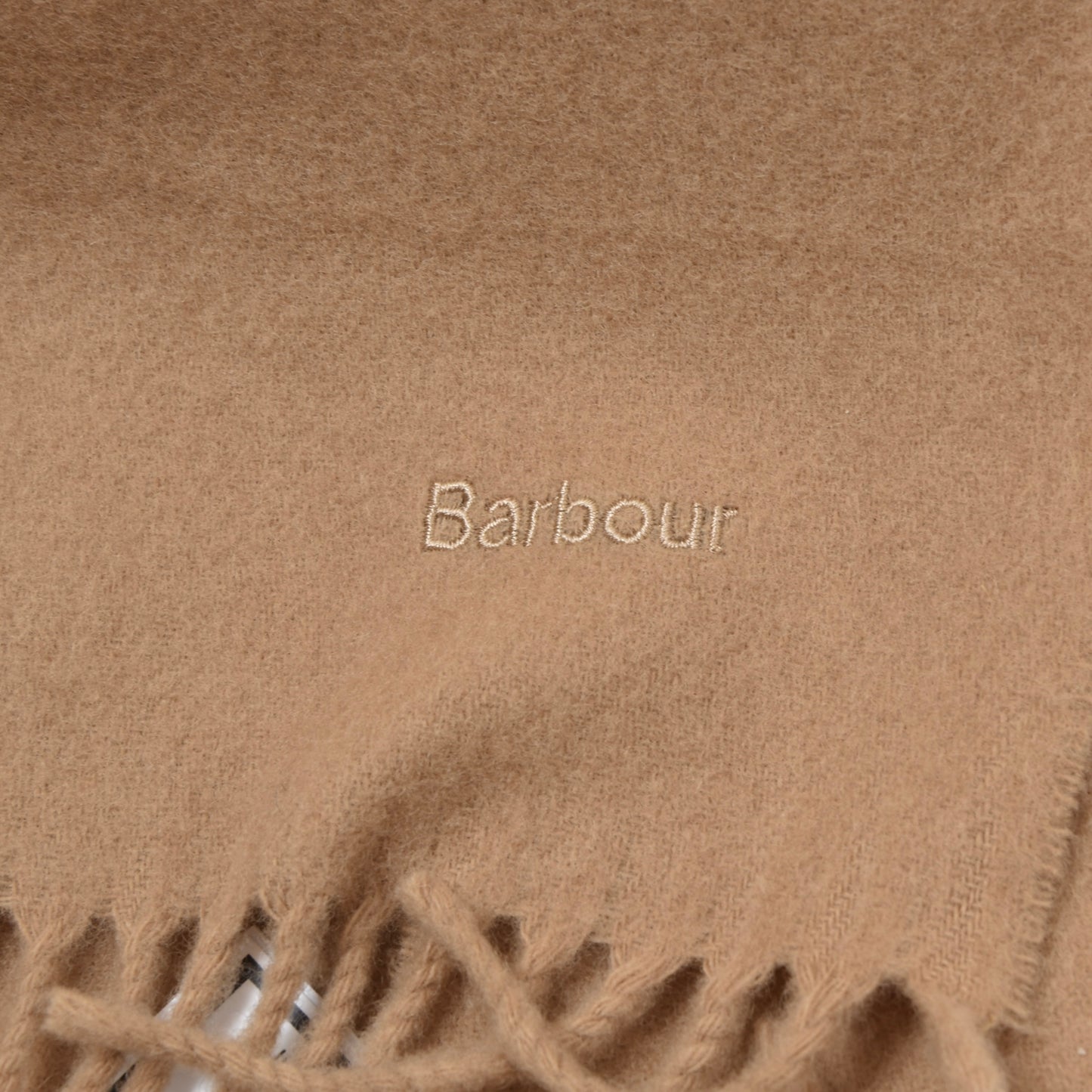 Barbour Wool Scarf ca. 148cm - Tan