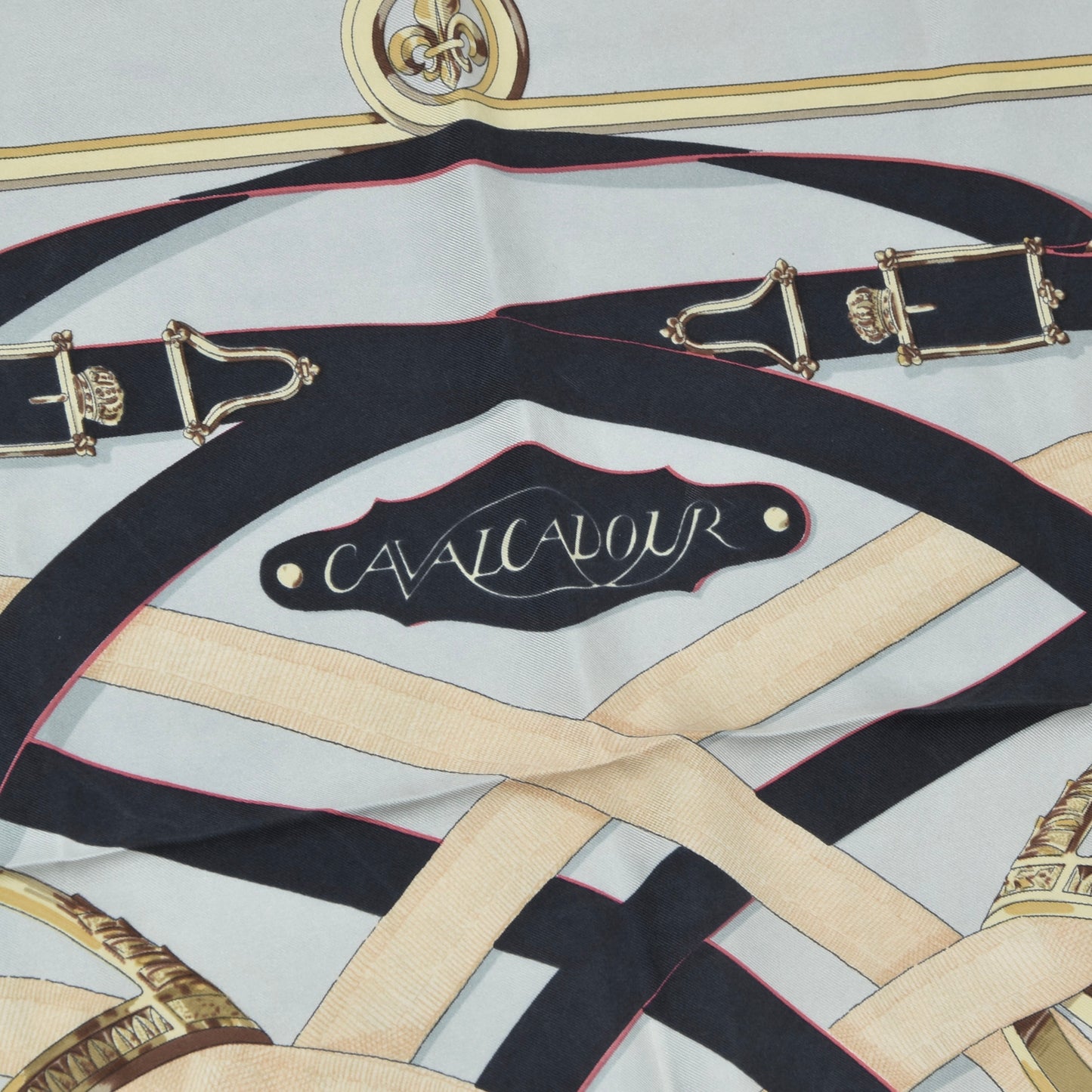 Hermès Paris Henri d'Origny Cavalcadour Silk Scarf