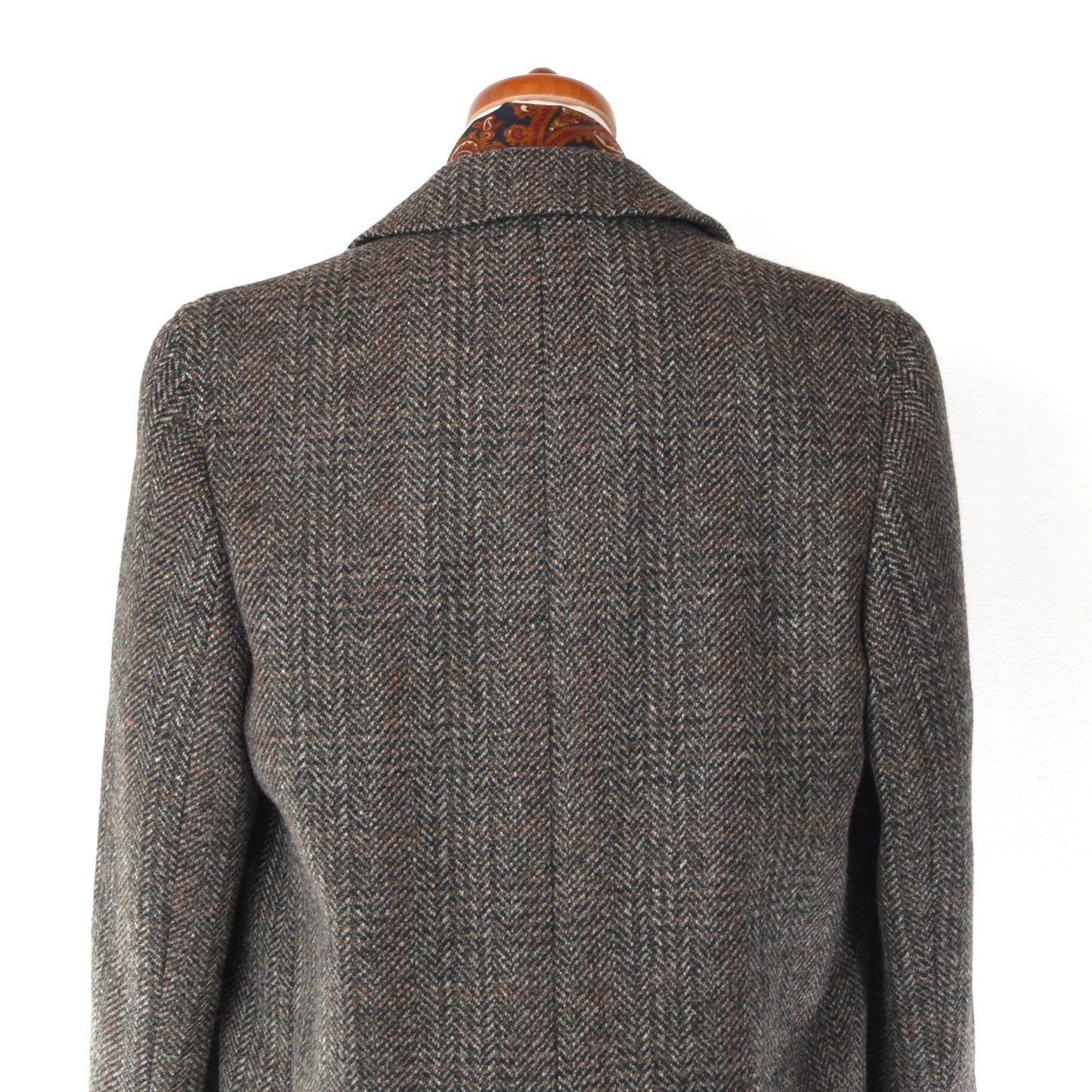 W. & E. Crowther Vintage Tweed Overcoat Size ca. 57cm