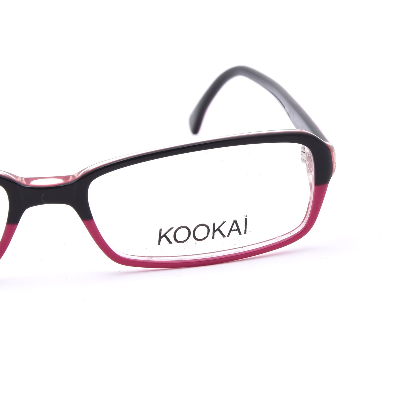 Neu ohne Etikett Kookai Brille Mod. Andro K168 - Schwarz/Fuchsia