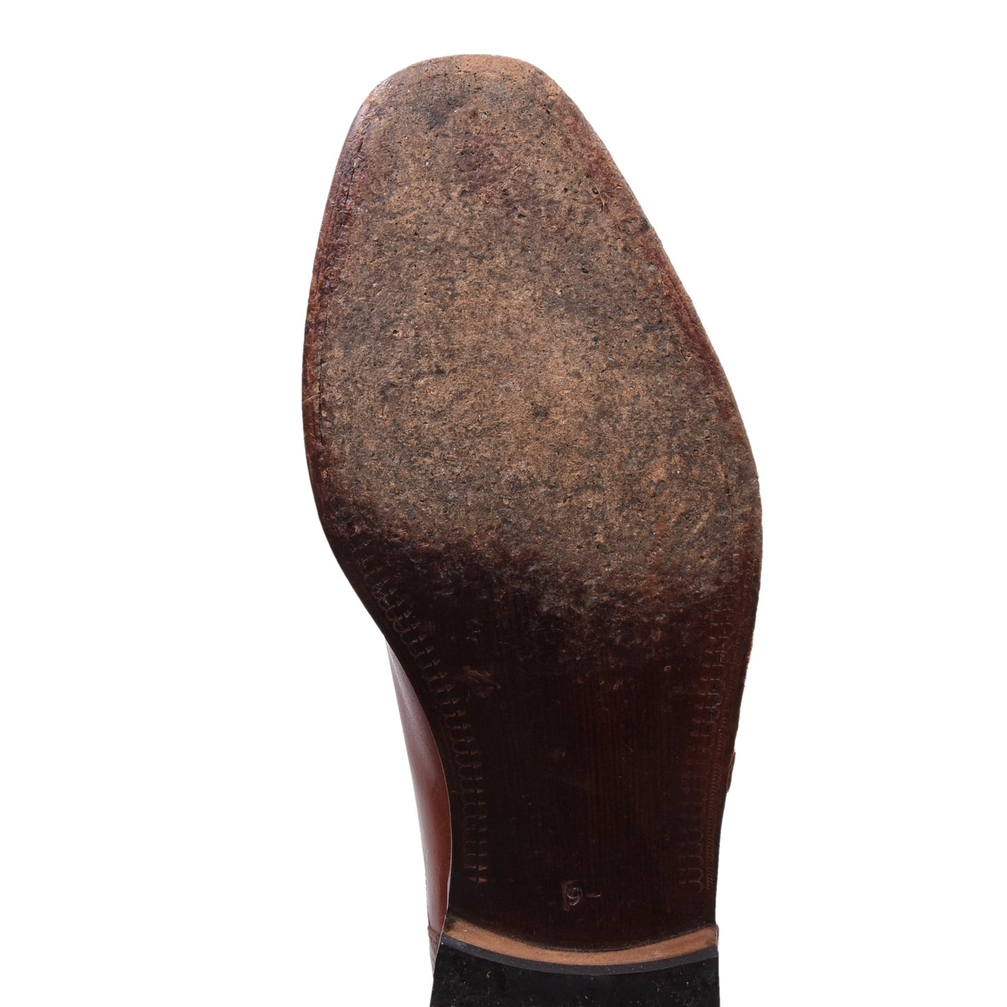 Vintage Bally Schuhe aus Straußenleder, Größe 9 1/2 – Rostbraun