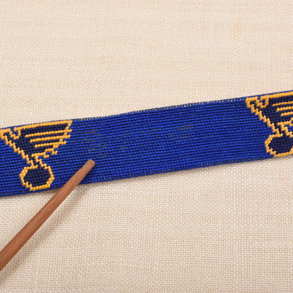 Smathers & Branson Needlepoint Gürtel Größe 44 - St. Louis Blues