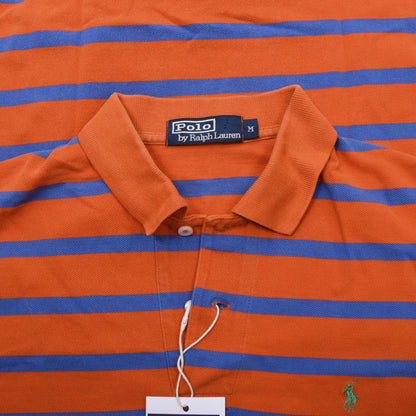 Polo Ralph Lauren 2x Polo Shirts Size M ca. 54.5cm - Blue/Orange Stripes