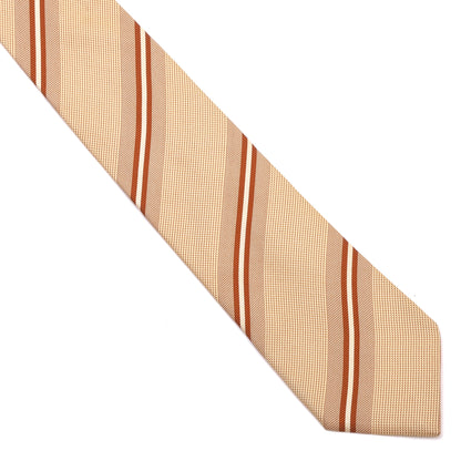 Ermenegildo Zegna Seide Krawatte Made in Italy – Orange-Gelb