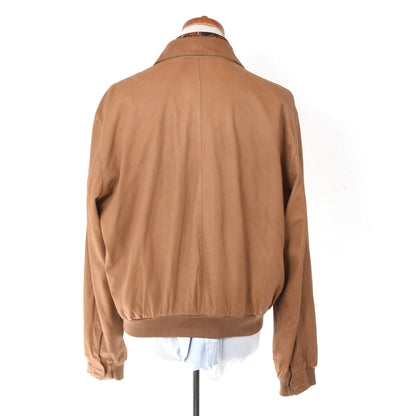 Gallotti Butter Soft Leather Blouson/Jacket Size 48 - Tan