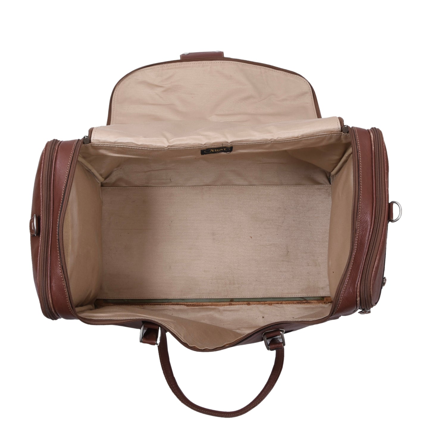 Nigst Wien Leather Weekender/Duffle Bag ca. 57cm - Brown