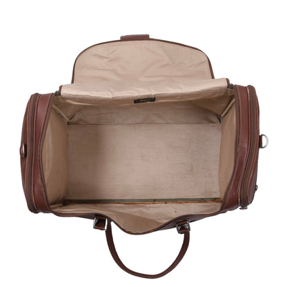 Nigst Wien Leather Weekender/Duffle Bag ca. 57cm - Brown