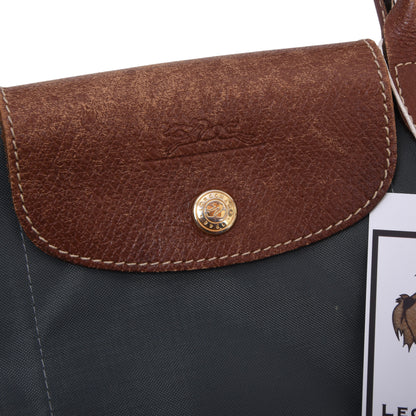 Longchamp Paris Le Pliage Type S Bag ca. 32cm Made in France - Grey