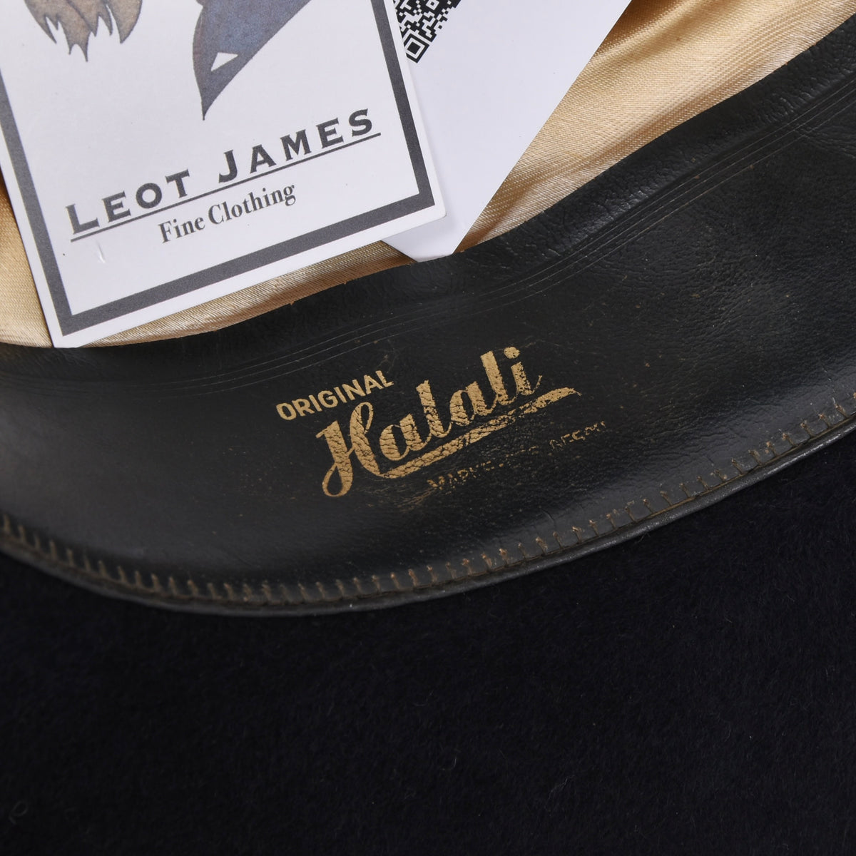 Vintage Halali bei Anton Pollner Fellfilzhut Gr. 57 - Marineblau