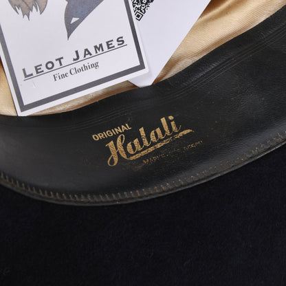 Vintage Halali bei Anton Pollner Fellfilzhut Gr. 57 - Marineblau