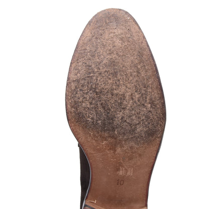 Meermin Wildleder-Slipper Größe 10E – Braun