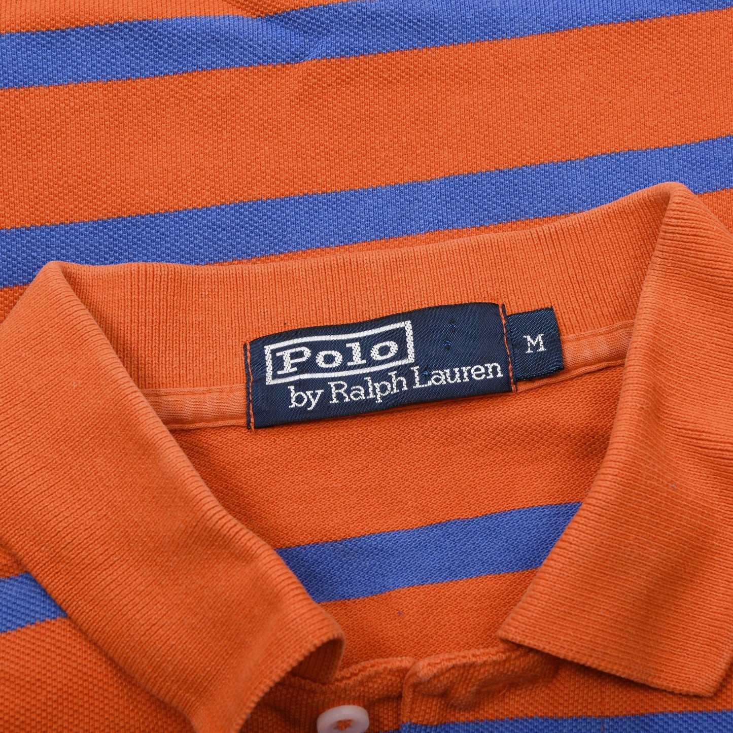 Polo Ralph Lauren 2x Polo Shirts Size M ca. 54.5cm - Blue/Orange Stripes