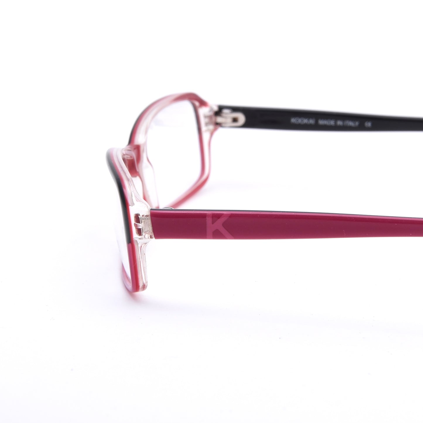 Neu ohne Etikett Kookai Brille Mod. Andro K168 - Schwarz/Fuchsia