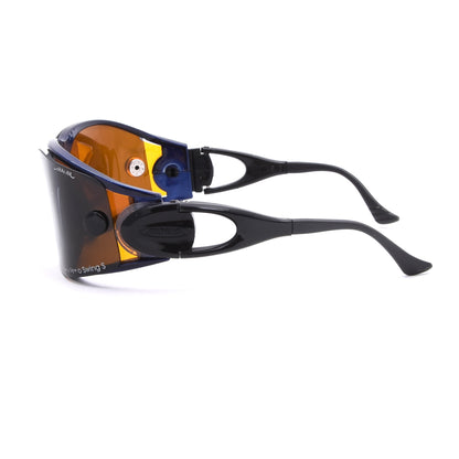 Alpina New Vario Swing S 8380 Shield Cycling Sunglasses - Blue