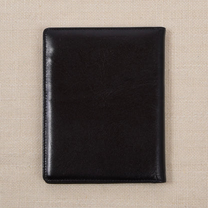 NOS Idé Studio Line x Broelemann Leather Notepad Wallet - Black