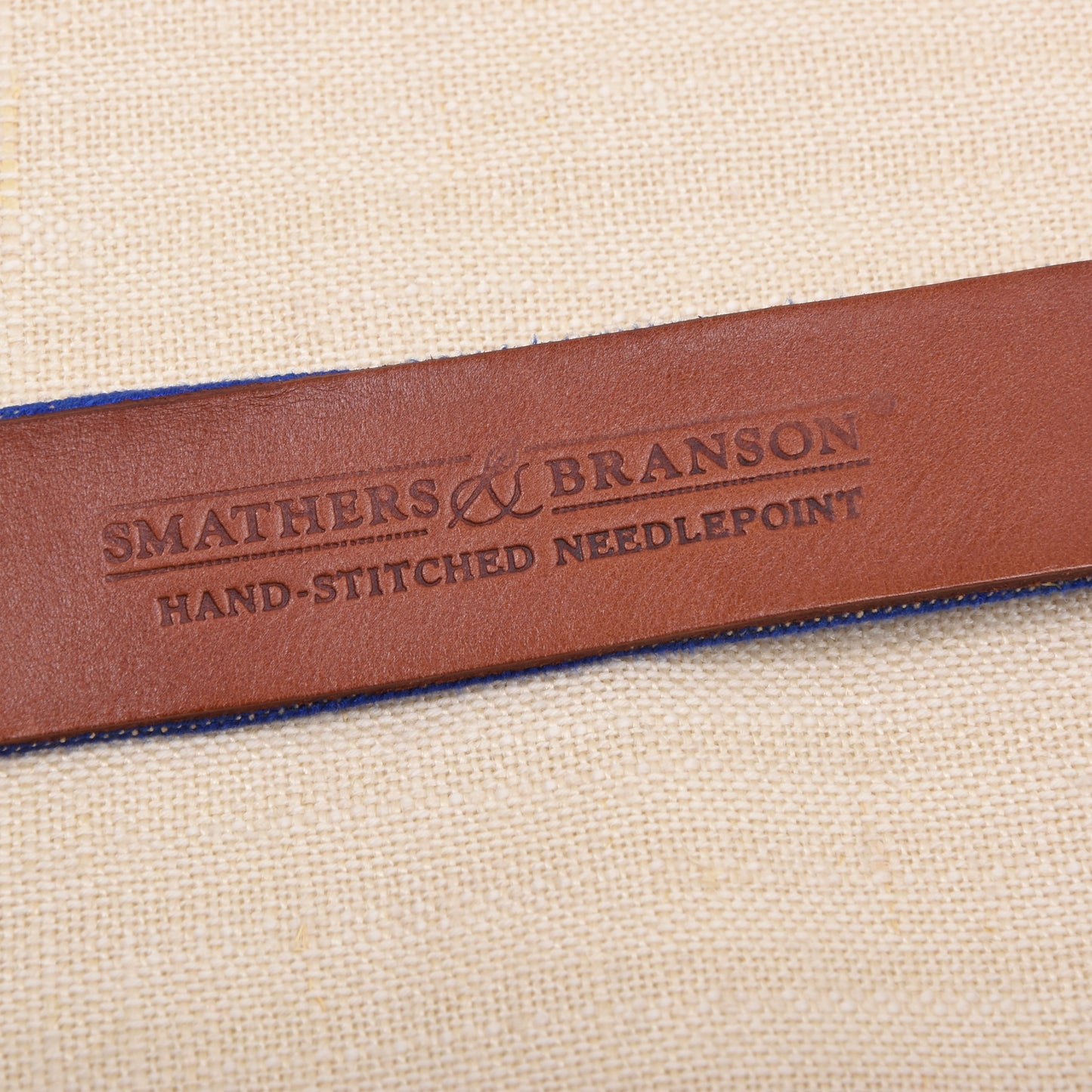 Smathers & Branson Needlepoint Gürtel Größe 44 - St. Louis Blues