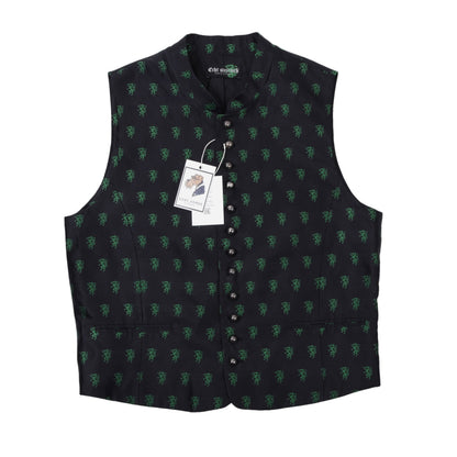 Echt Steirisch 100% Silk Vest/Trachtengilet Size 52 ca. 56.3cm - Styrian Panther