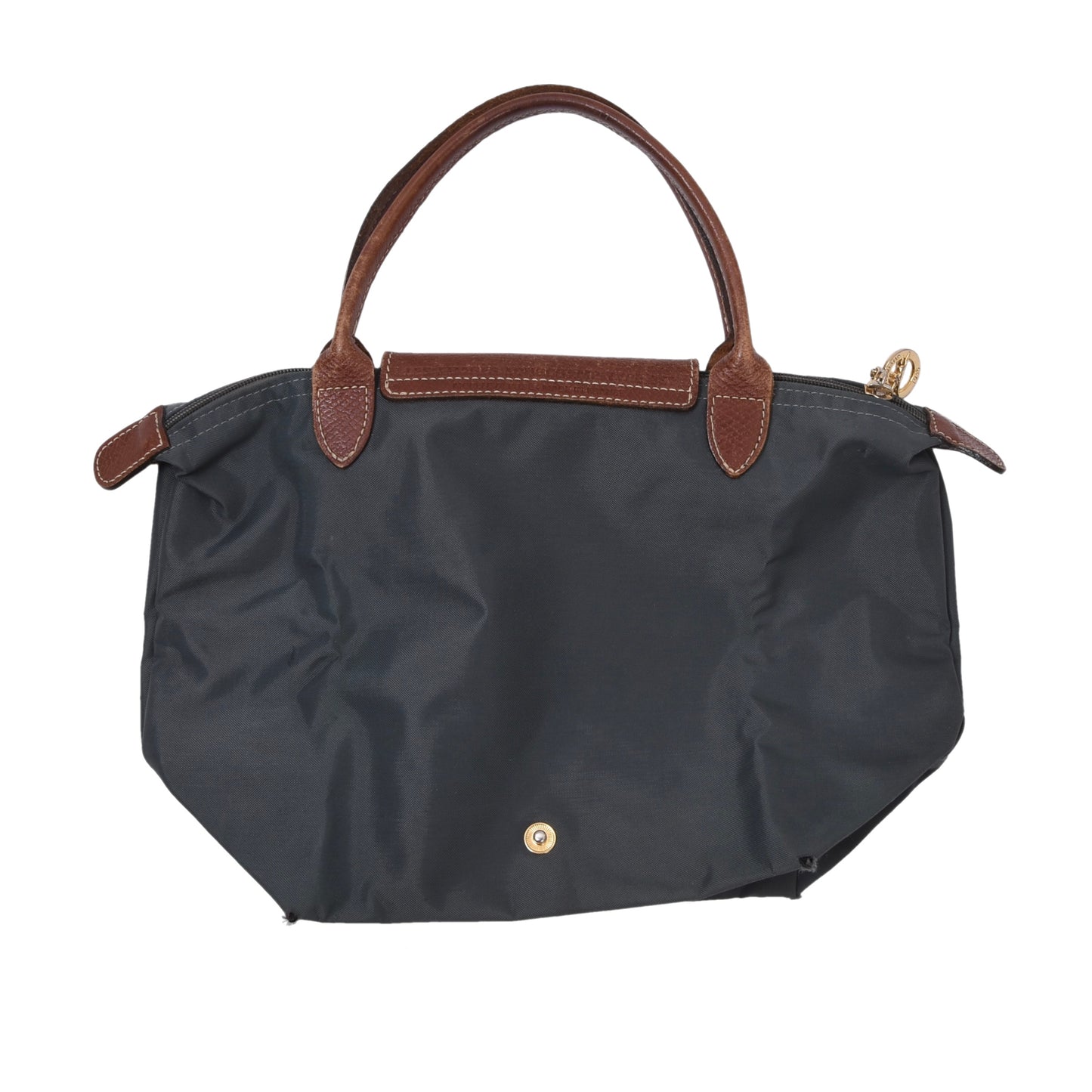 Longchamp Paris Le Pliage Type S Bag ca. 32cm Made in France - Grey