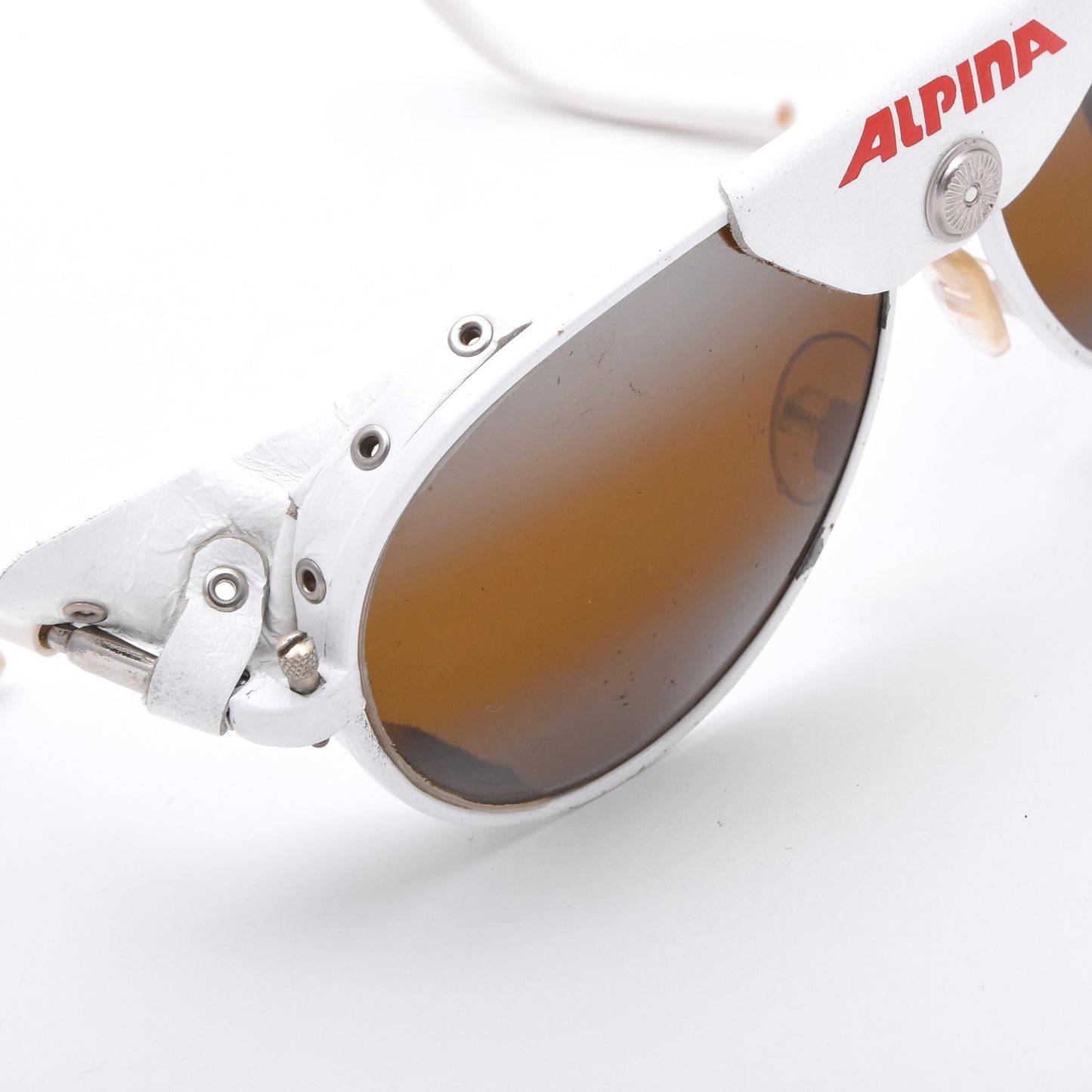 Alpina Ice Vintage Glacier Sunglasses - White