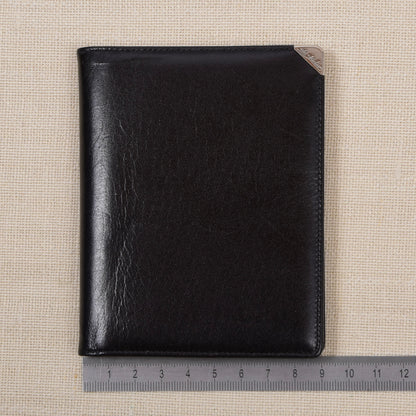 NOS Idé Studio Line x Broelemann Leather Notepad Wallet - Black
