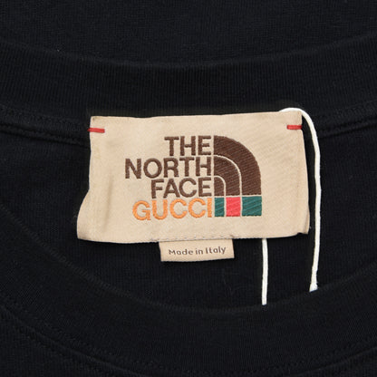 The North Face x Gucci T-Shirt Size L Chest ca. 59.5cm - Black/Yellow