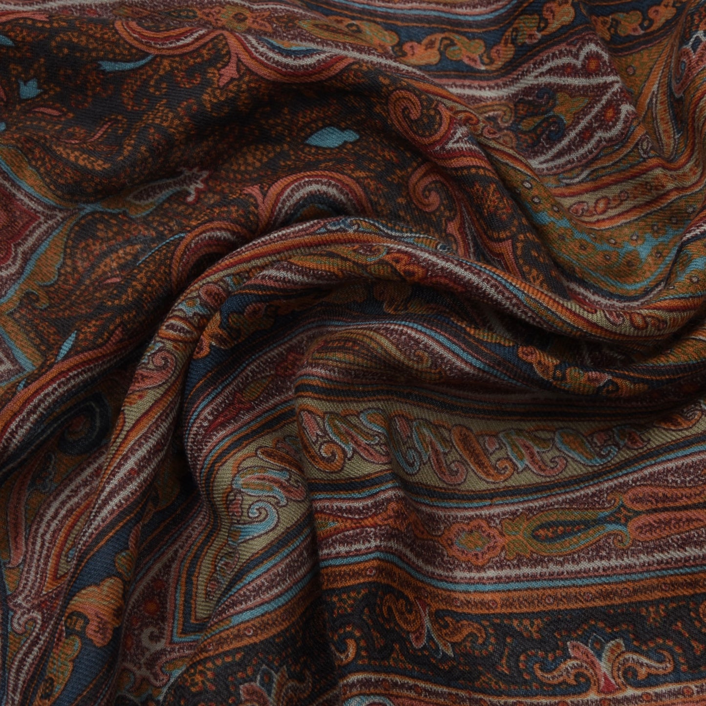 Etro Wool-Silk Scarf ca. 160cm - Paisley