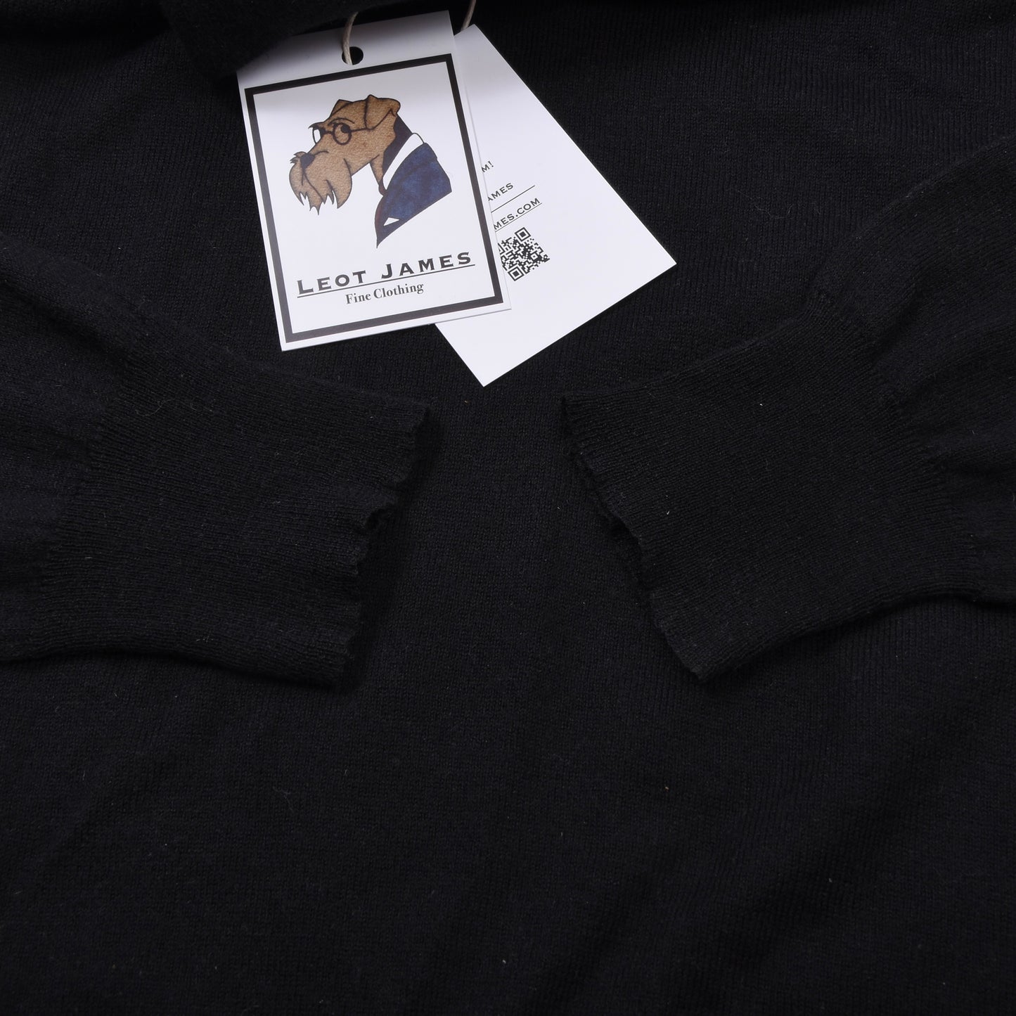 Club Monaco Wool-Silk-Cashmere Turtleneck Sweater Size S Chest ca. 48cm - Black