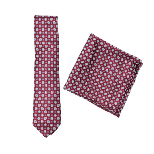 Brioni Silk Tie & Pocket Square Set ca. 157.5cm/9cm
