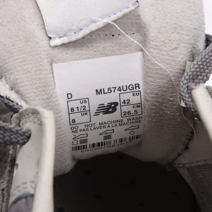 New Balance 574 Sneaker, hergestellt in England, Größe US 8 1/2 / EU 42 – Grau