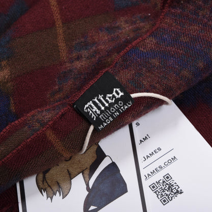 Vintage Altea Milano 100% Wool Scarf Made in Italy ca. 147cm