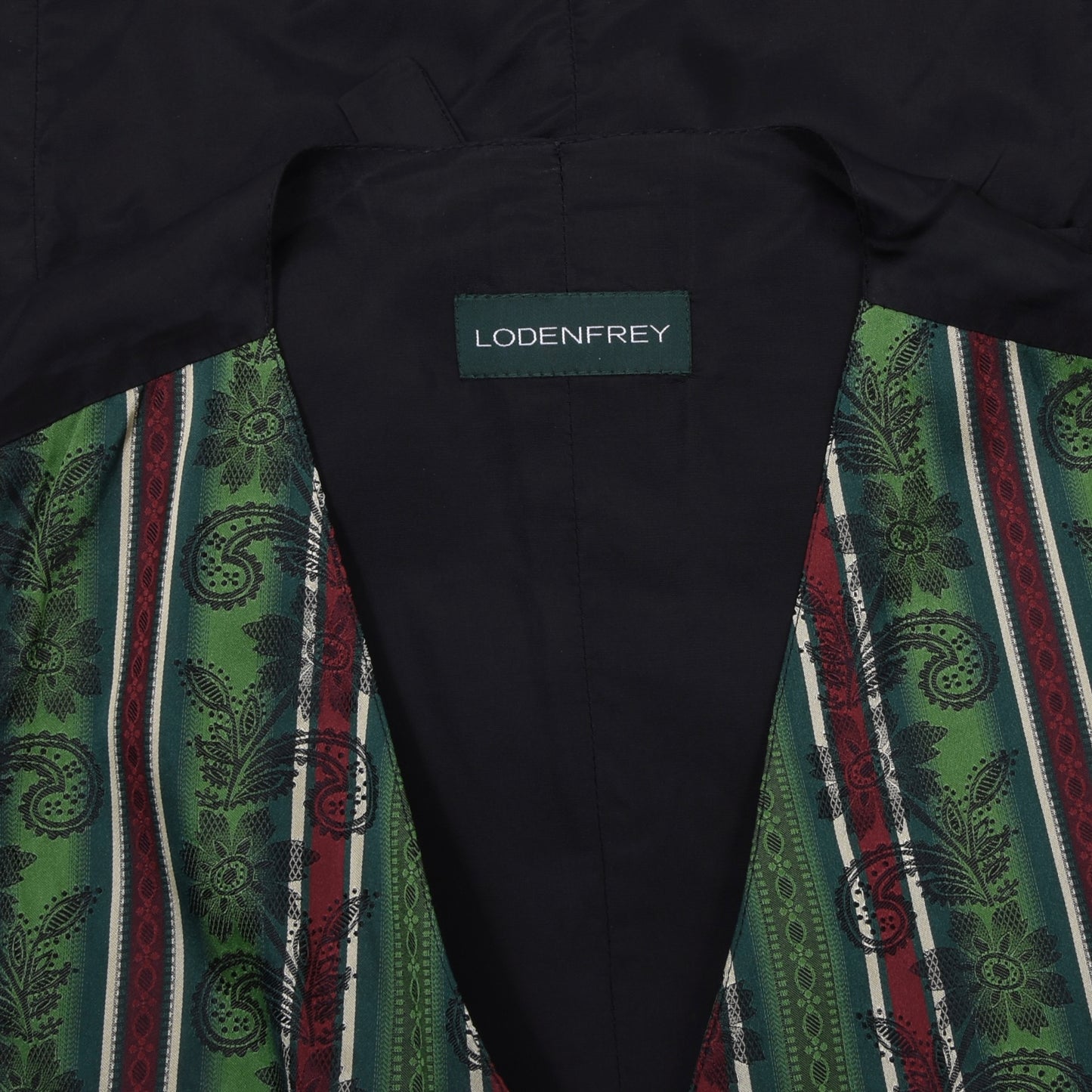 Lodenfrey Silk Vest/Trachtengilet Chest Size 50 ca. 51.5cm - Stripe