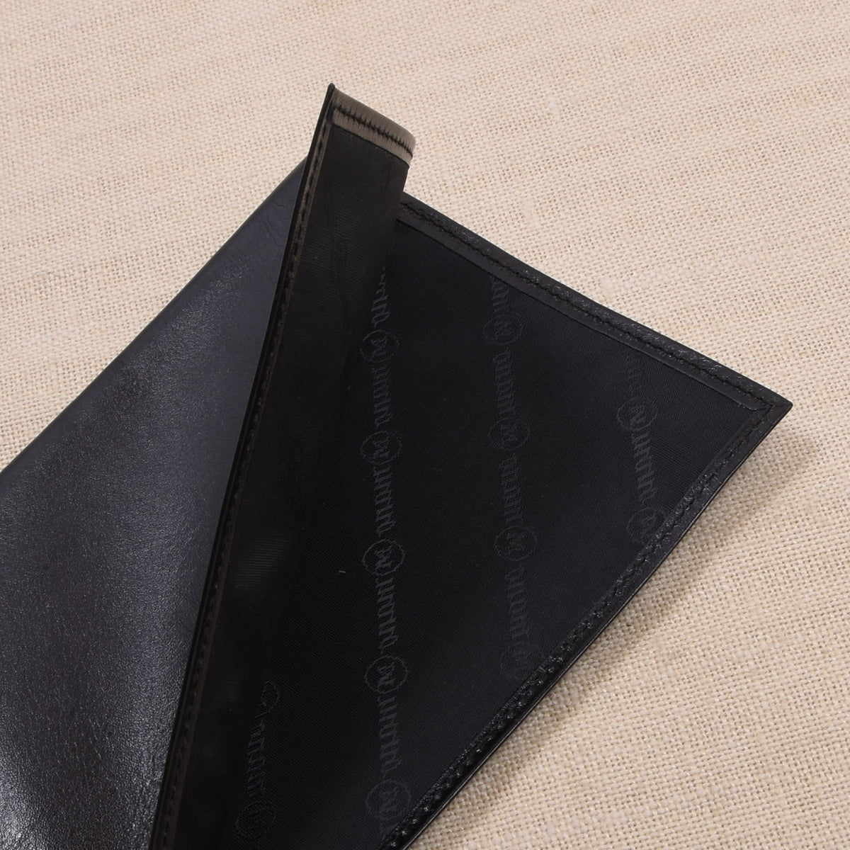 NOS Mano Handmade Leder Reisepasshülle - Schwarz