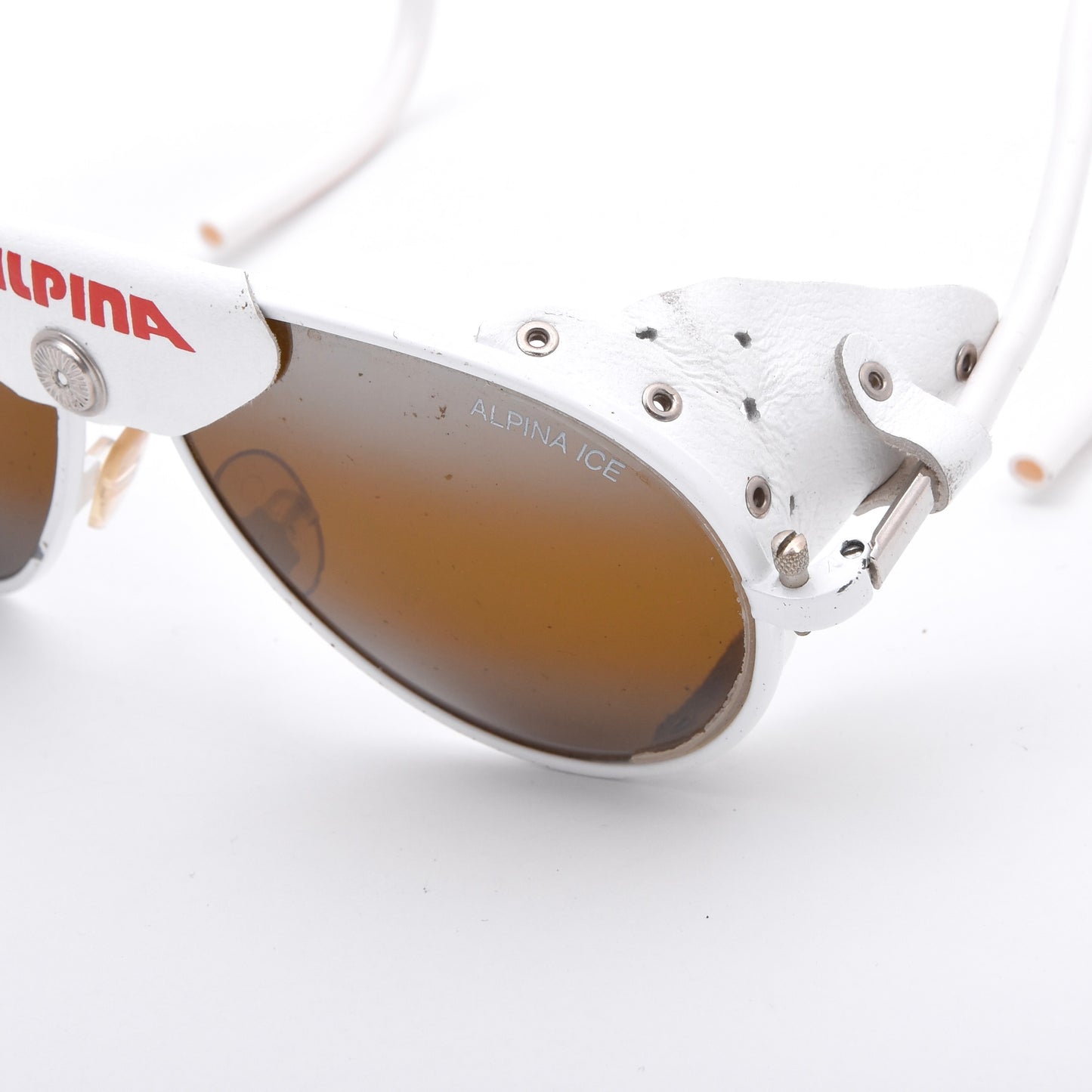 Alpina Ice Vintage Glacier Sunglasses - White