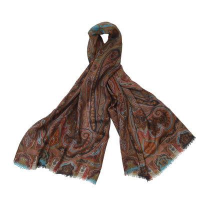 Etro Wool-Silk Scarf ca. 160cm - Paisley